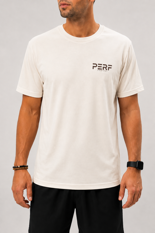 T-shirt Coton Biologique Blanc cassé