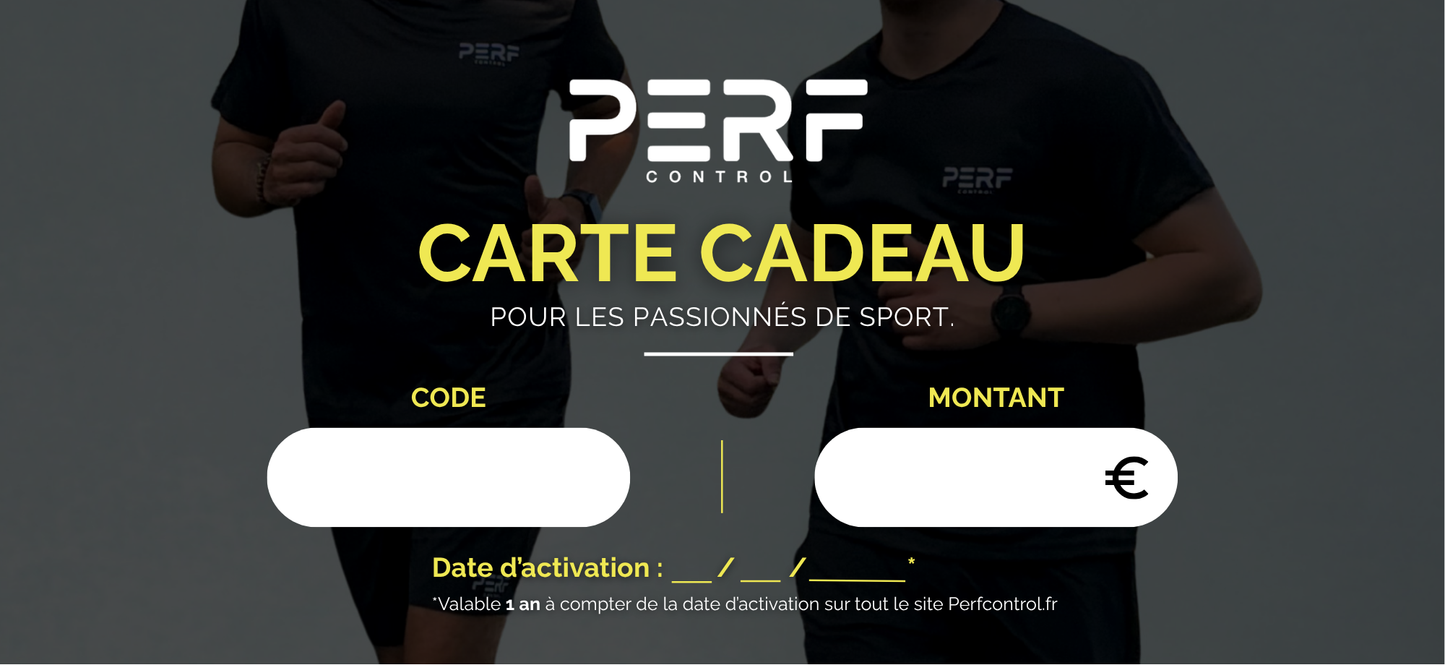 Carte-cadeau PERF Control
