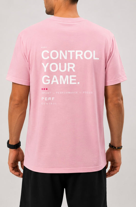 T-shirt Coton Biologique Rose - Control Your Game
