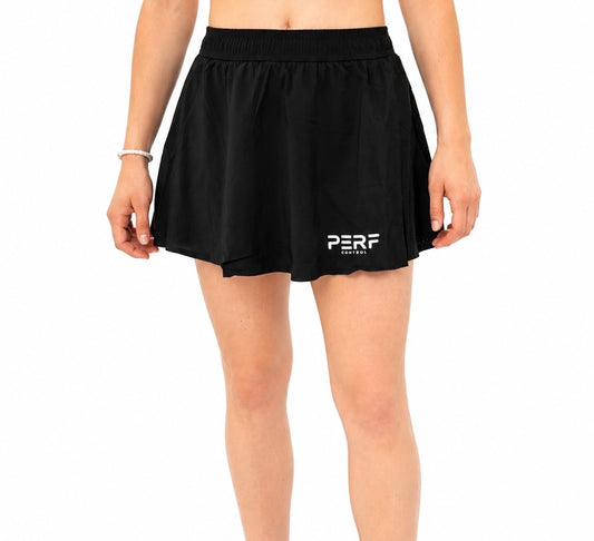 JUPE-SHORT TECHNIQUE FEMME - NOIR