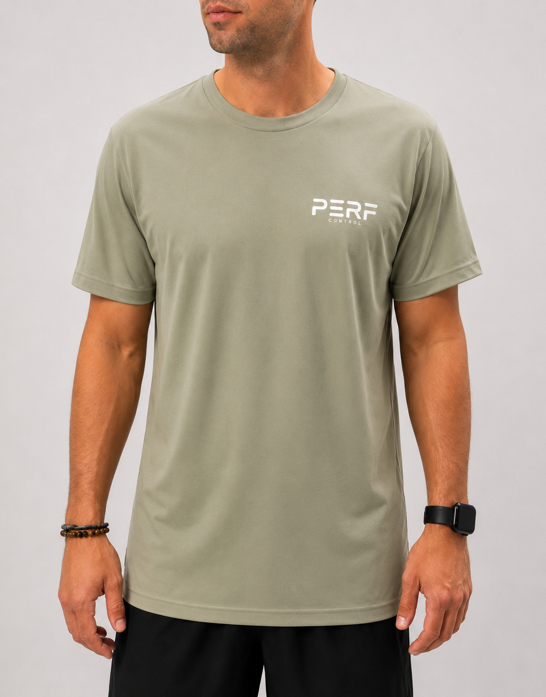 T-shirt Coton Biologique Kaki - Racquet Club